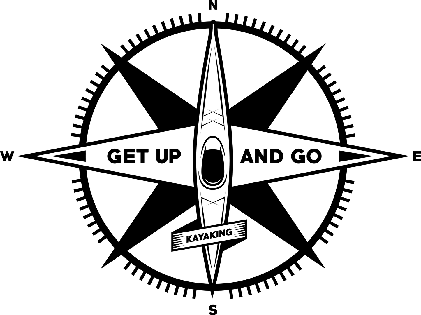 Get Up and Go Kayaking logo
