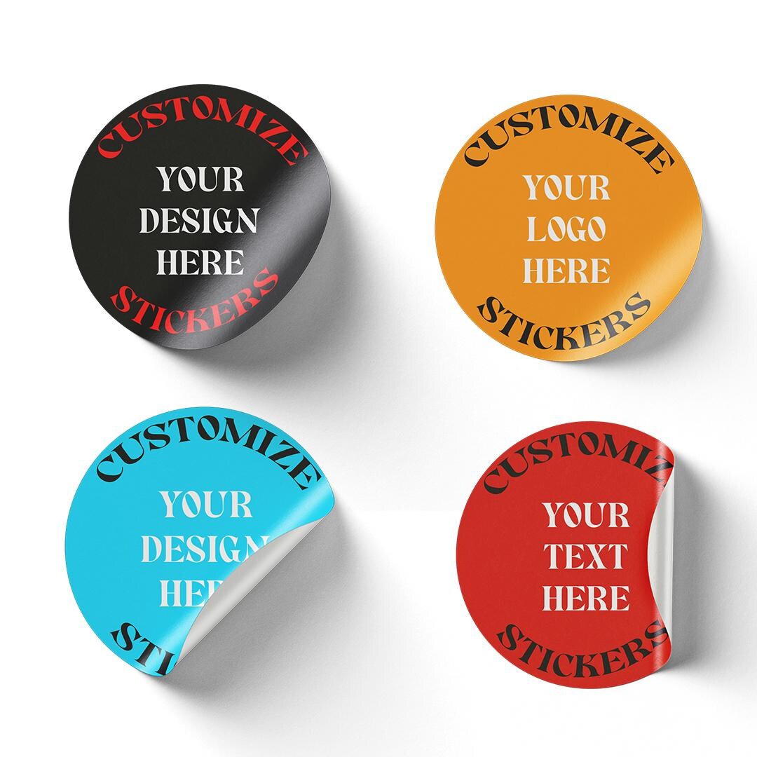 Circle Cut Stickers